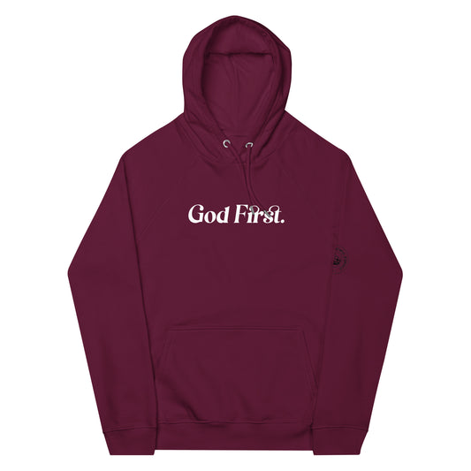 "God First" Unisex Hoodie. By Forever Foreign Family