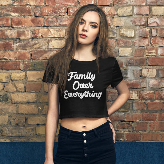 Forever Foreign Family FOE Women’s Crop Tee